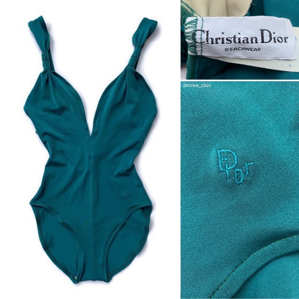 Christian Dior | Vintage One Piece Swimsuit - Picture 1 of 8
